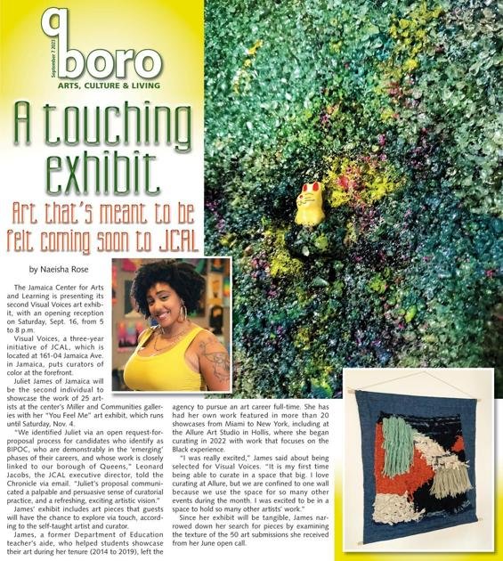 Touch the art, you won’t get in trouble at JCAL |